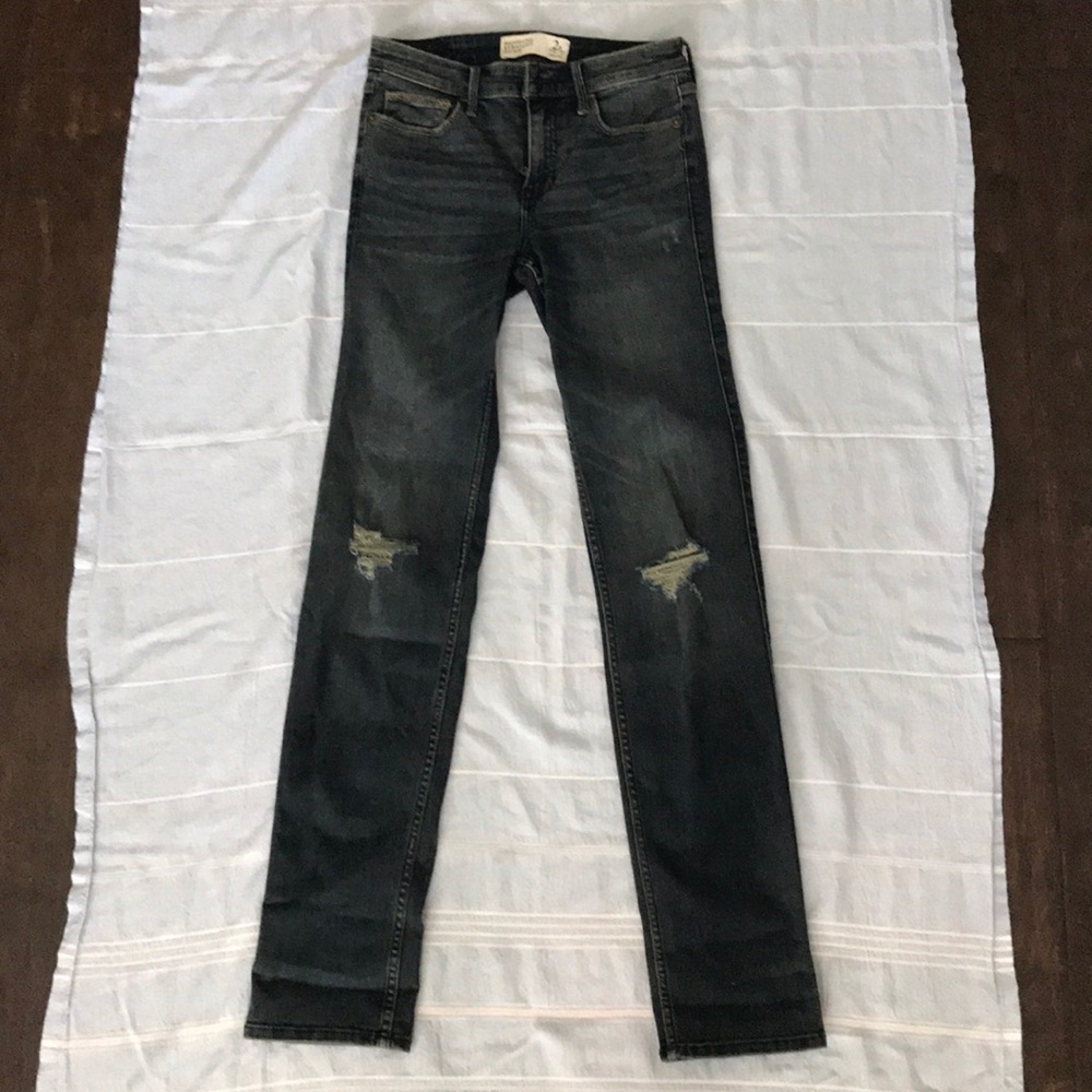 Dark wash denim jeans